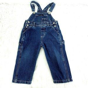Vintage Weebok Reebok Bib Overalls size 2T Blue Jeans Carpenter Loop